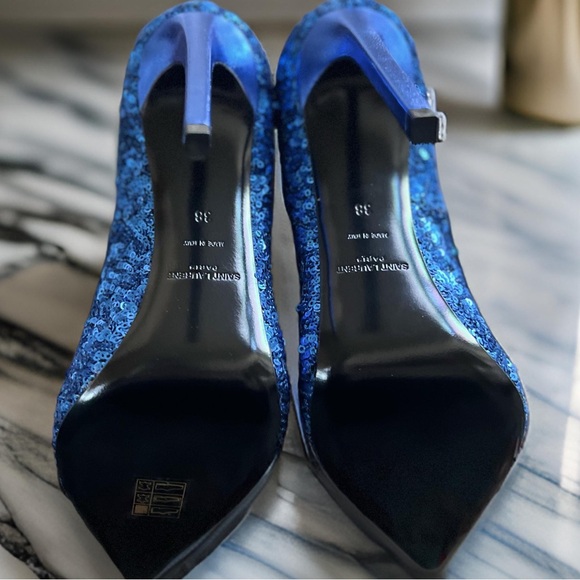 SAINT LAURENT SEQUINED PUMPS NWT, Reasonable offers welcome - Picture 3 of 12